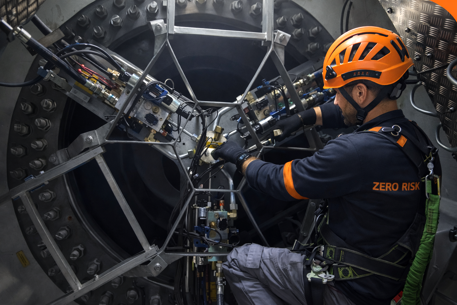 Curso GWO BTT (Basic Technical Training) en Zaragoza — formación técnica para aerogeneradores, Zero Risk