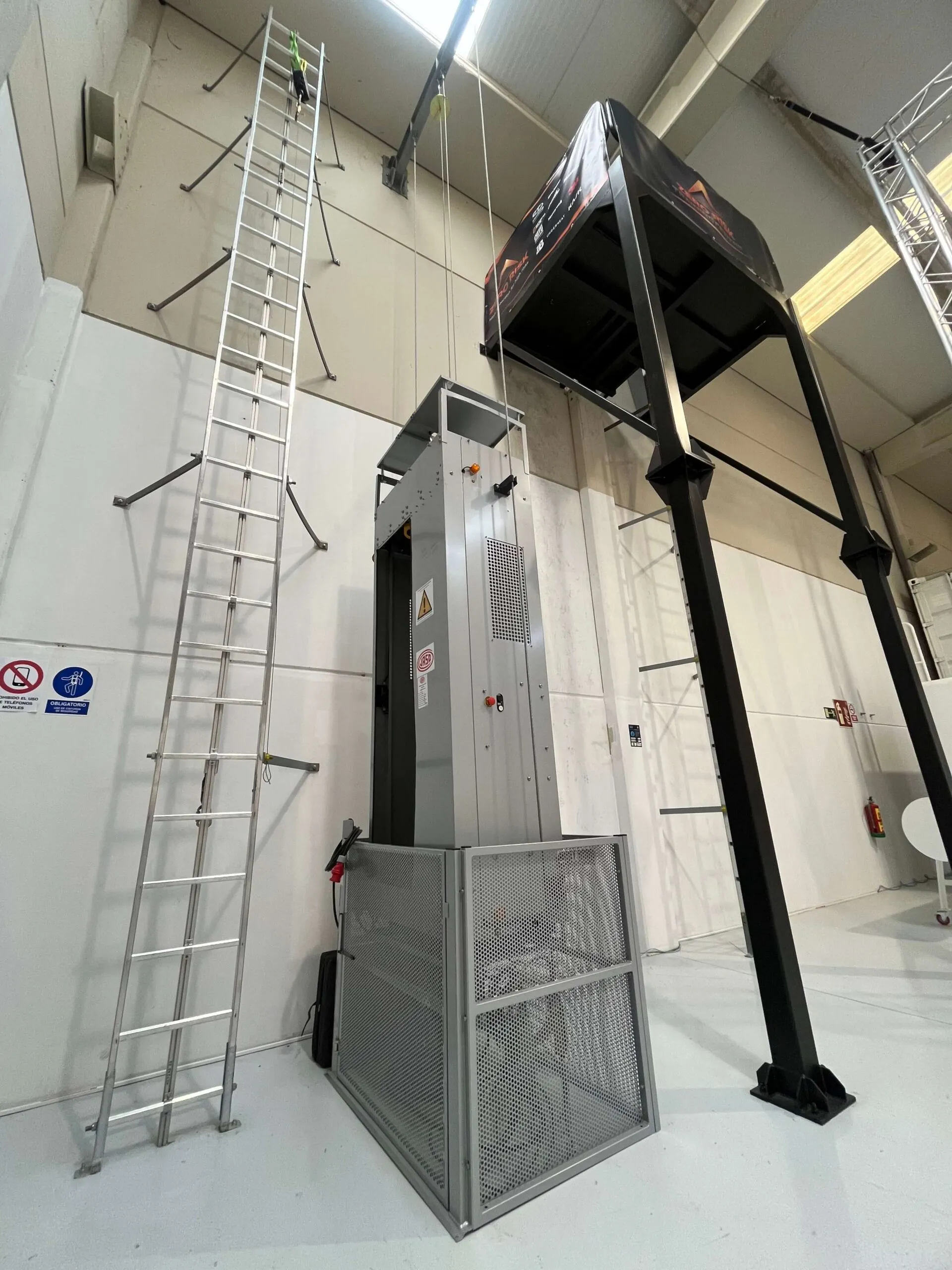 Instalaciones de formación GWO de Zero Risk en Zaragoza